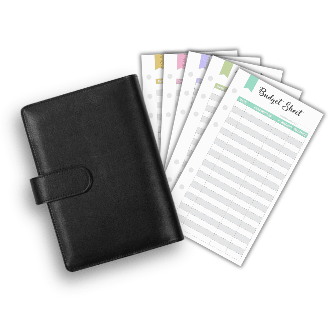 advanced budgeting journal from leather